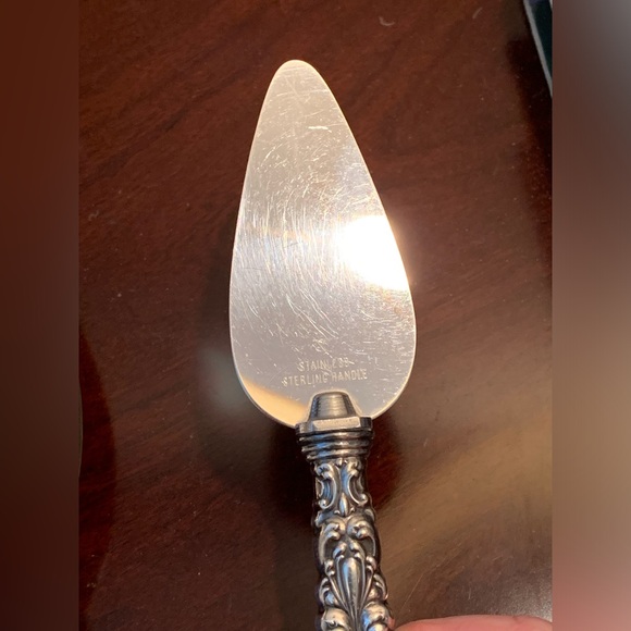 Sterling Cheese Server Whiting - Picture 5 of 12